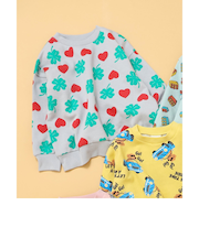 あったかバラエティ総柄トレーナー