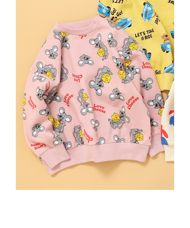 あったかバラエティ総柄トレーナー