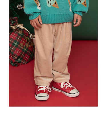 あったかふわとろテーパードパンツ 10分丈