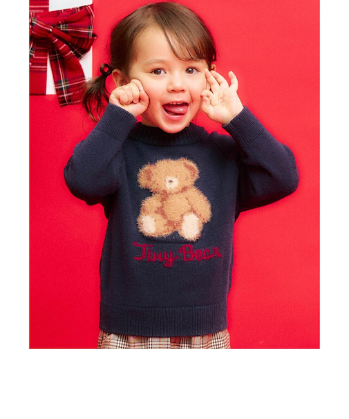 tiny bear バラエティニット_マシンウォッシャブル