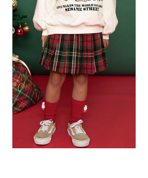 【リンク】チェックプリーツスカパン