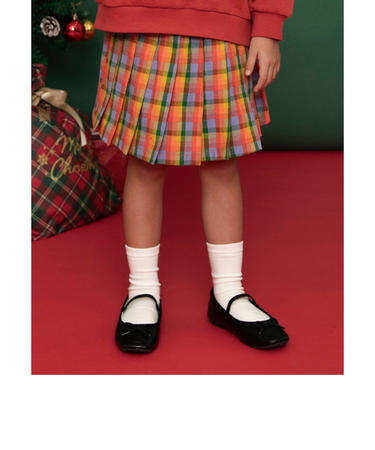 【リンク】チェックプリーツスカパン