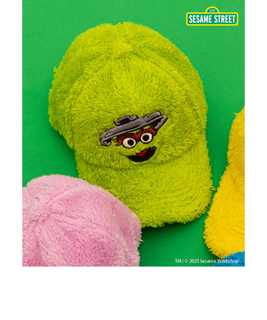 セサミストリート ボアキャップ