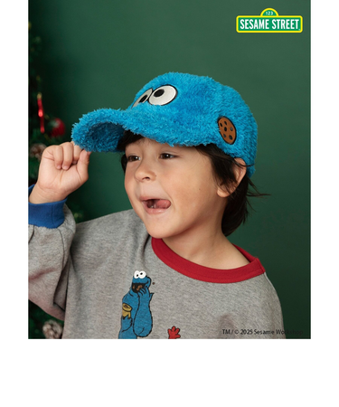 セサミストリート ボアキャップ