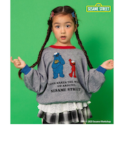 セサミストリート 2色2柄トレーナー