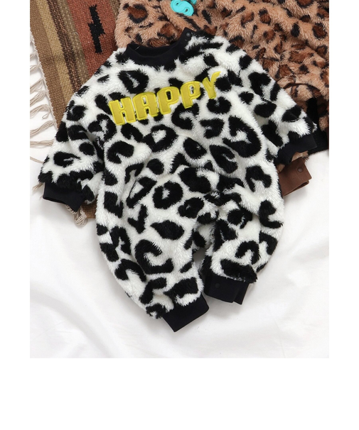 Bpop もこもこカバーオール