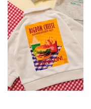 WEB限定 ドムドムハンバーガー ハーフジップトレーナー