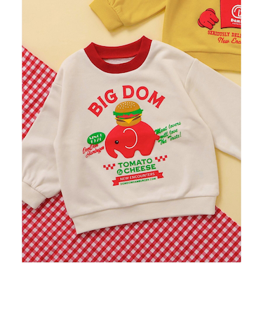 WEB限定 ドムドムハンバーガー どむぞうくんトレーナー