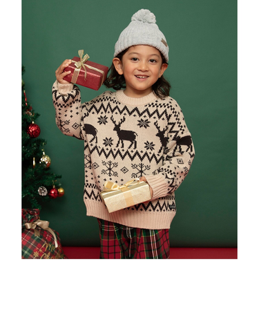 【リンク】総柄バリエーションニット