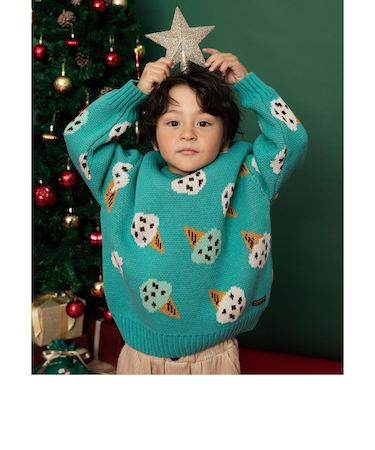 【リンク】総柄バリエーションニット