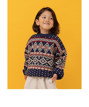 【リンク】総柄バリエーションニット