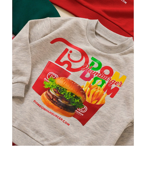 WEB限定ドムドムハンバーガー 3柄トレーナー