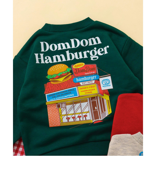 WEB限定ドムドムハンバーガー 3柄トレーナー