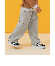 あったかカーゴパンツ  10分丈