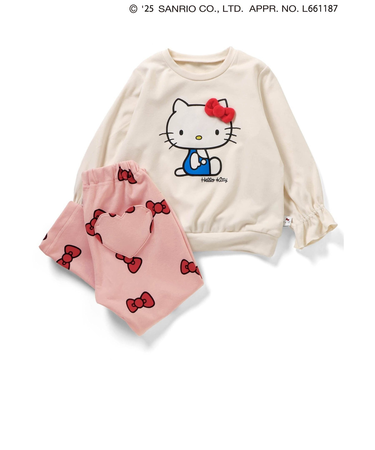 【リンク】ハローキティ もちふわあったかセットアップ