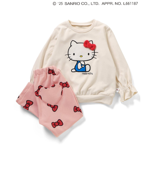 【リンク】ハローキティ もちふわあったかセットアップ