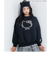 【ハローキティ】裏起毛BIGトレーナー