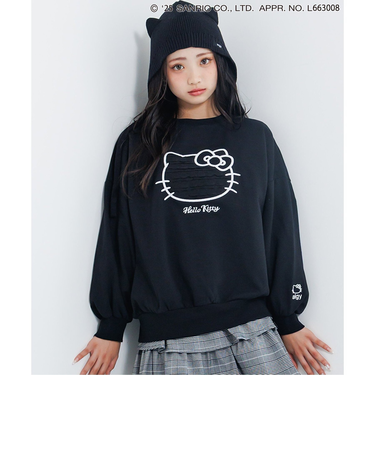 【ハローキティ】裏起毛BIGトレーナー