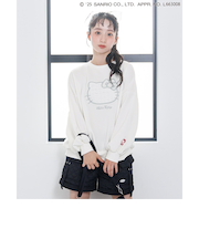 【ハローキティ】裏起毛BIGトレーナー