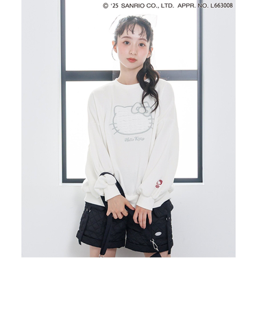 【ハローキティ】裏起毛BIGトレーナー