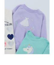 5柄バラエティモチーフトレーナー