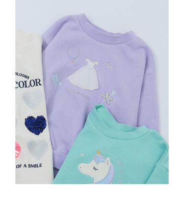 5柄バラエティモチーフトレーナー