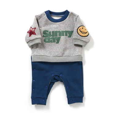 【リンク】バラエティ裏毛起毛カバーオール