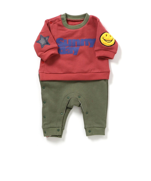 【リンク】バラエティ裏毛起毛カバーオール