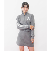 シャギーラインニットセットアップ