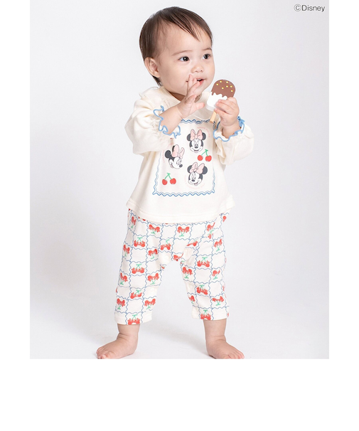 【リンク】ディズニーキャラクター ミニーマウス カバーオール