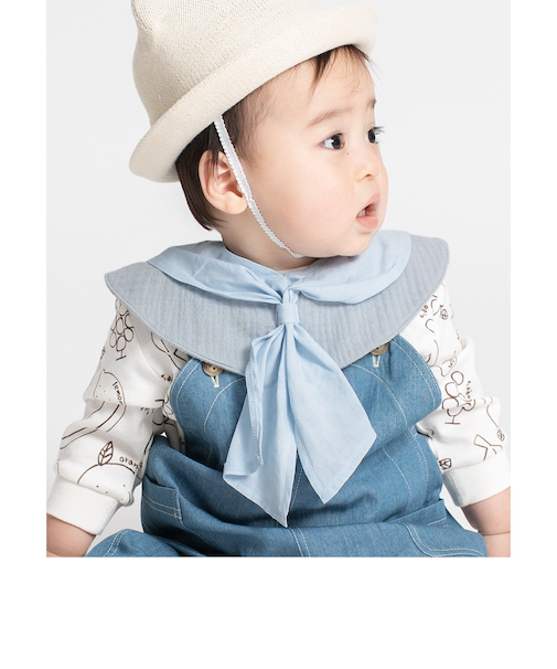 ドットジャガードスカーフスタイ