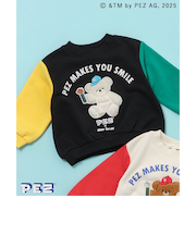 WEB限定 PEZ×tiny bear モチーフトレーナー