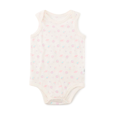 ベビーメッシュ肌着　総柄