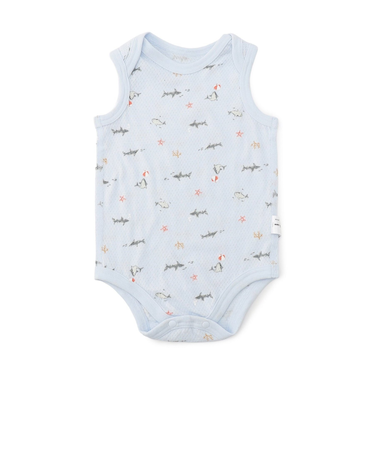 ベビーメッシュ肌着 総柄