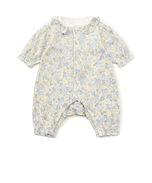 【リンク】小花柄カバーオール