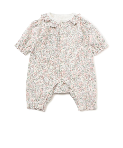 【リンク】小花柄カバーオール