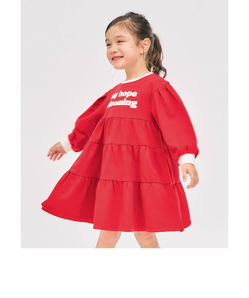 ティアードロゴワンピース