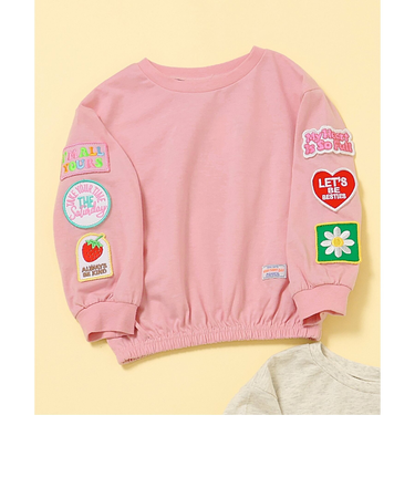 袖ワッペンいっぱいTシャツ