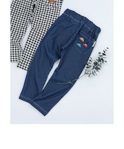 ポケット刺繍パンツ/7days Style pants 10分丈