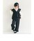 バックリボンフリルベスト＆フリルパンツ2Pセット  10分丈