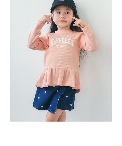 ペプラムTシャツ/7days Style