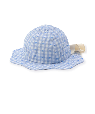 日よけ付きリボンハット