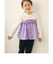 ワッフルフリルドッキングトップス