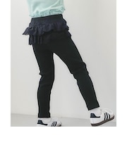 後ろフリルレギンス/7days Style pants  10分丈