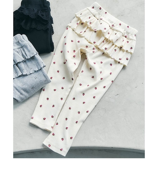 後ろフリルレギンス/7days Style pants 10分丈