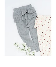 後ろフリルレギンス/7days Style pants  10分丈