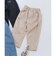 バレルレッグタックパンツ
