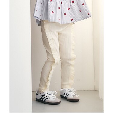 サイドフリルレギンス/7days Style pants  10分丈