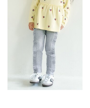 サイドフリルレギンス/7days Style pants  10分丈