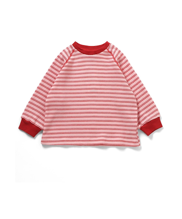ワッフルボーダーTシャツ